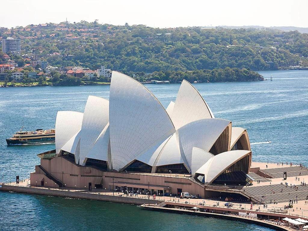 At With Harbour Bridge And Opera House * Sydney